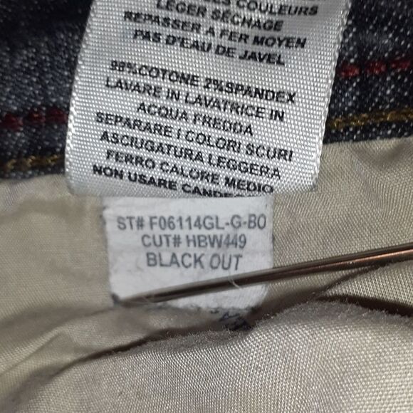 Tory Burch Habitual Blackout‎ Straight Leg Jeans 28 - Picture 10 of 11